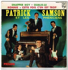 Patrick SAMSON  et les Phéniciens      Snapper boy    7"  45 tours EP 