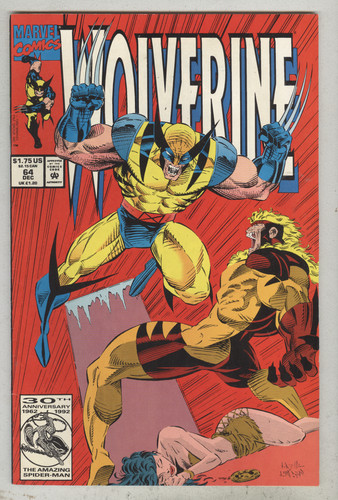 Wolverine december 1992 fn - #64,