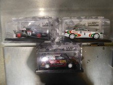 Lot de 3 Voitures Miniatures RALLYE WRC 1/24 Lancia Toyota Diecast car WRC114
