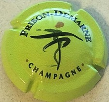 Capsule de Champagne DEMARNE-FRISON (3e. Vert pomme nom inversé)