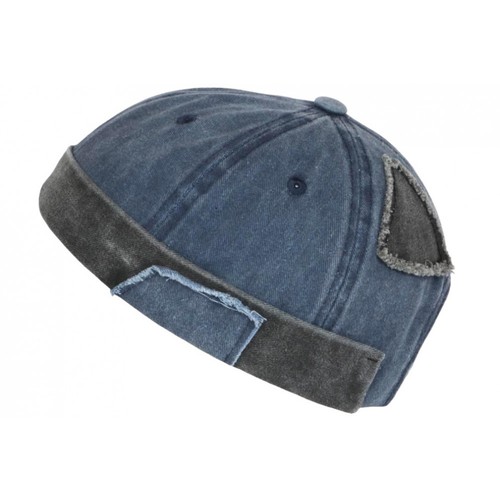 Bonnet docker bleu vintage - bonnet,