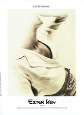 Publicité Advertising  078  1990  chemisiers femme Ester Ken