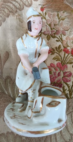 Rare encrier porcelaine - rare,