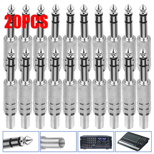 New 20pack male stereo - 1/4",