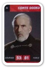 Star Wars Carte Leclerc 2018  Collector Solo N°14 Comte Dooku