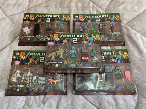 Large minecraft action - minecraft, figures