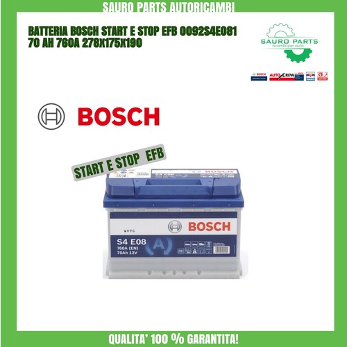 Batterie auto bosch s4e08 - auto,