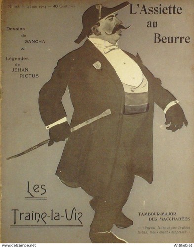 Assiette beurre 1904 - l'assiette,