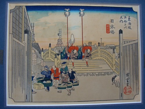 Estampe ancienne japonaise - estampe,