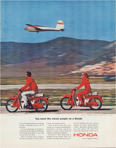 Honda 1964 motorcycle scooter - 1964,