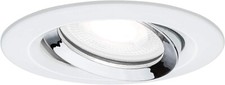 LED encastrée 6W - rond orientable - IP65 - LED GU10 - Paulmann 93673 - Blanc