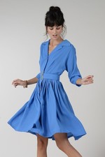 Molly Bracken Robe Bleue Avec