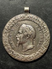 Médaille bélière argent "
