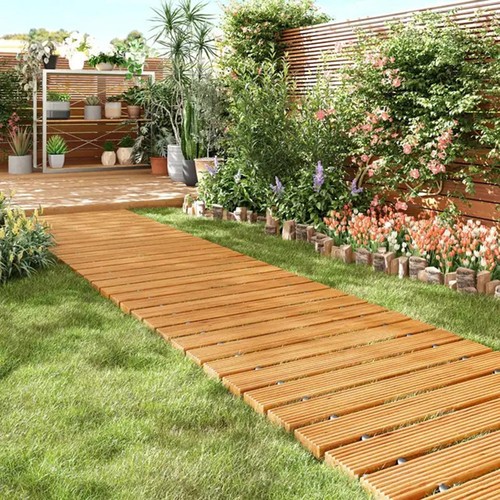 Pavés terrasse bois - pavés, en