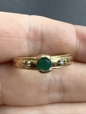 Ancienne Bague Plaquer Or 18k