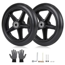 Lot de 2 roues avant de