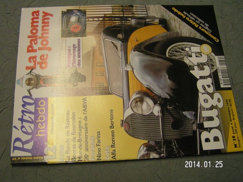 Retro hebdo bugatti alfa - retro,