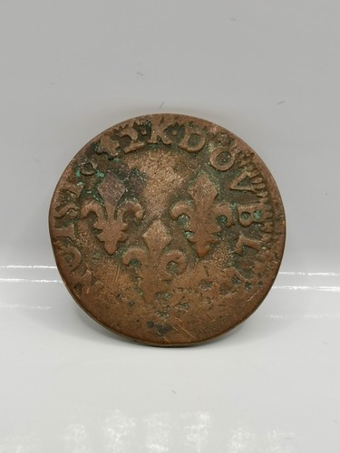 Double tournois 1642 - double, k