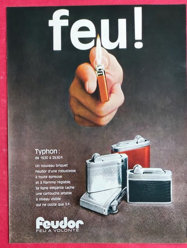 Publicité presse briquet - publicité,