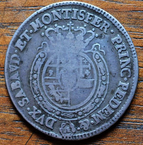 Savoie écu 1764 carlo - savoie,