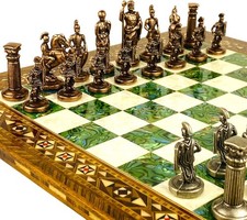 Jeu d'échecs fait main Empire