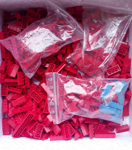 Lot briques rouges - lot, +