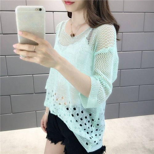 Pull femme manches col - pull,