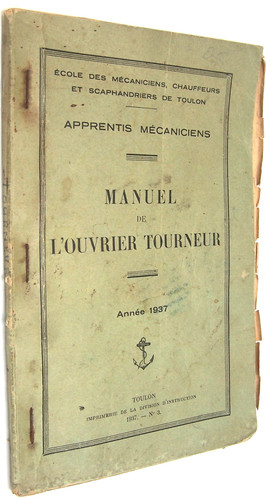 Manuel ouvrier tourneur - manuel, l'ouvrier