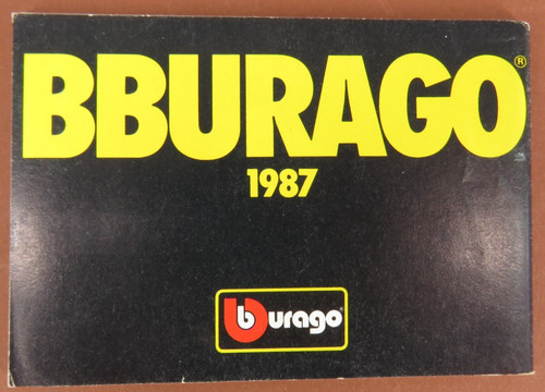 Catalogue bburago 1987 - catalogue,