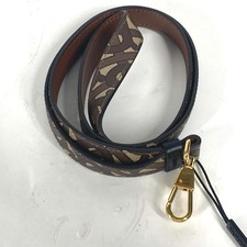 BURBERRY Neck Strap 8025468 TB Logo Accessoire Strap Marron Haute Qualité Uni...