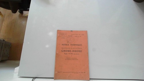 Notice technique des - des, moteurs