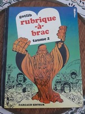 RUBRIQUE A BRAC TAUME 2 GOTLIB REEDITION 1973