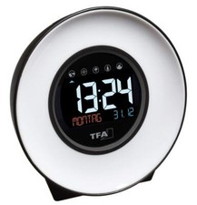 Moodlight Réveil Lumineux numérique 60.2023.02 avec bruits naturels et lumièr...