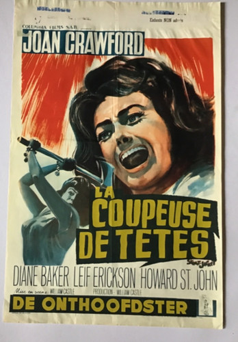 Affiche belge coupeuse - , la