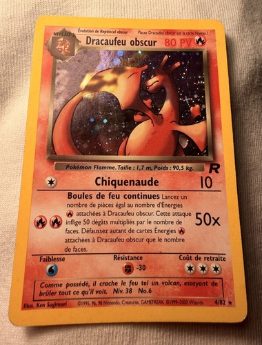 Pokémon dracaufeu obscur 82 - pokémon,