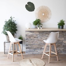 Lot de 2 tabourets scandinaves