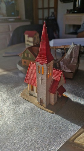 Eglise échelle maquette - ho,