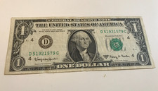 Rare USA Billet  1 Dollar 1963