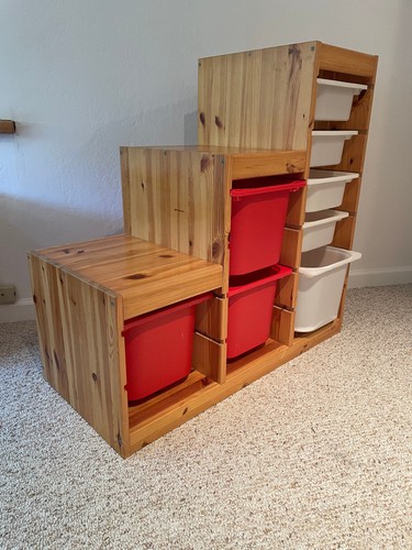 Ikea trofast wooden - ikea, storage