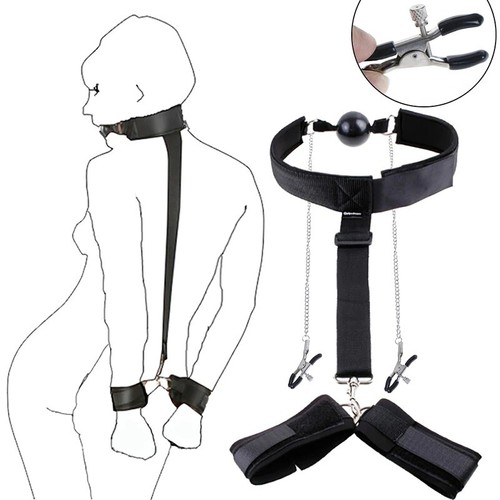 Bondage bdsm pinces seins - bdsm,