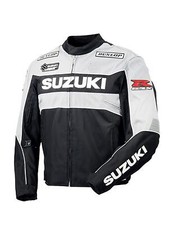Suzuki GSXR Veste en Cuir de