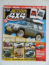 ACTION 4X4 N°19 06/2005 PATROL MAXI RAID HILUX NAVARA KZJ73 WILLYS MB PAJERO 2.5