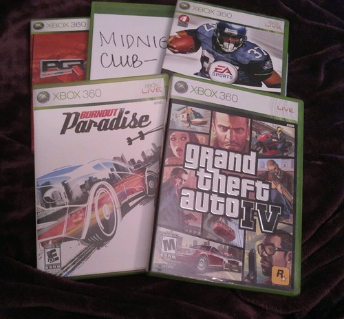 Lot five xbox 360 - five, (5)