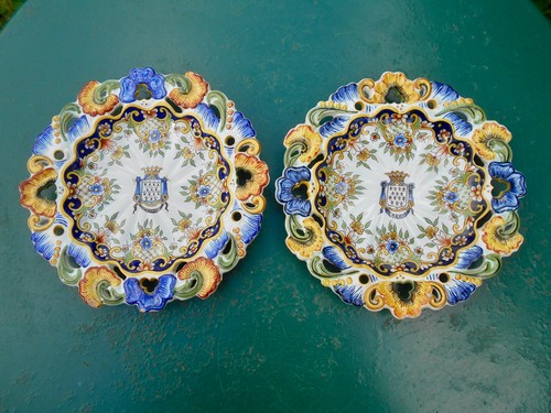 Assiette blason armoiries - assiette,