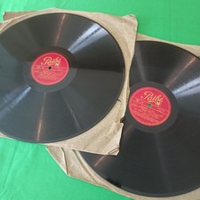 2 Disques Gramophone Pathé