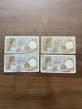 Lot Billets 100 Francs Sully