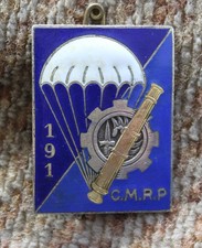 insignes militaires armée de terre 191° CIE MOYENNE DE REPARATION DE PARACHUTES