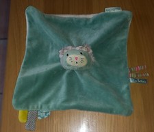 Doudou plat chat vert les pachats moulin roty
