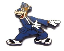 Pin's BD Démons et Merveilles , Le Loup , costume bleu
