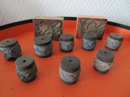 Lot anciens tampons - 10,
